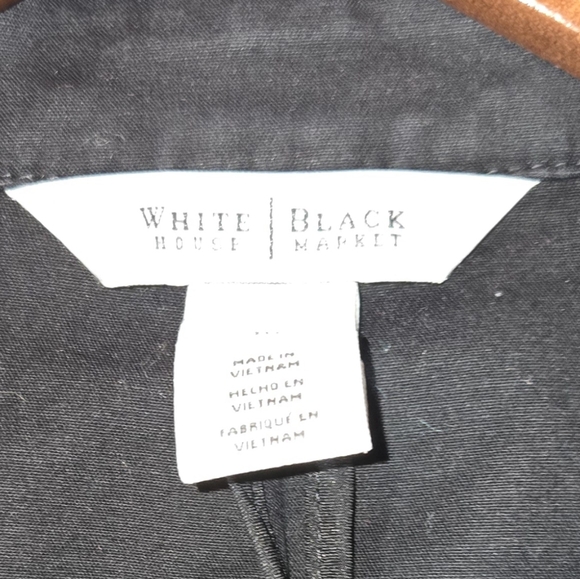 White House Black Market Single Button 3/4 Sleeve Tailored Short Blazer … - Picture 2 of 4